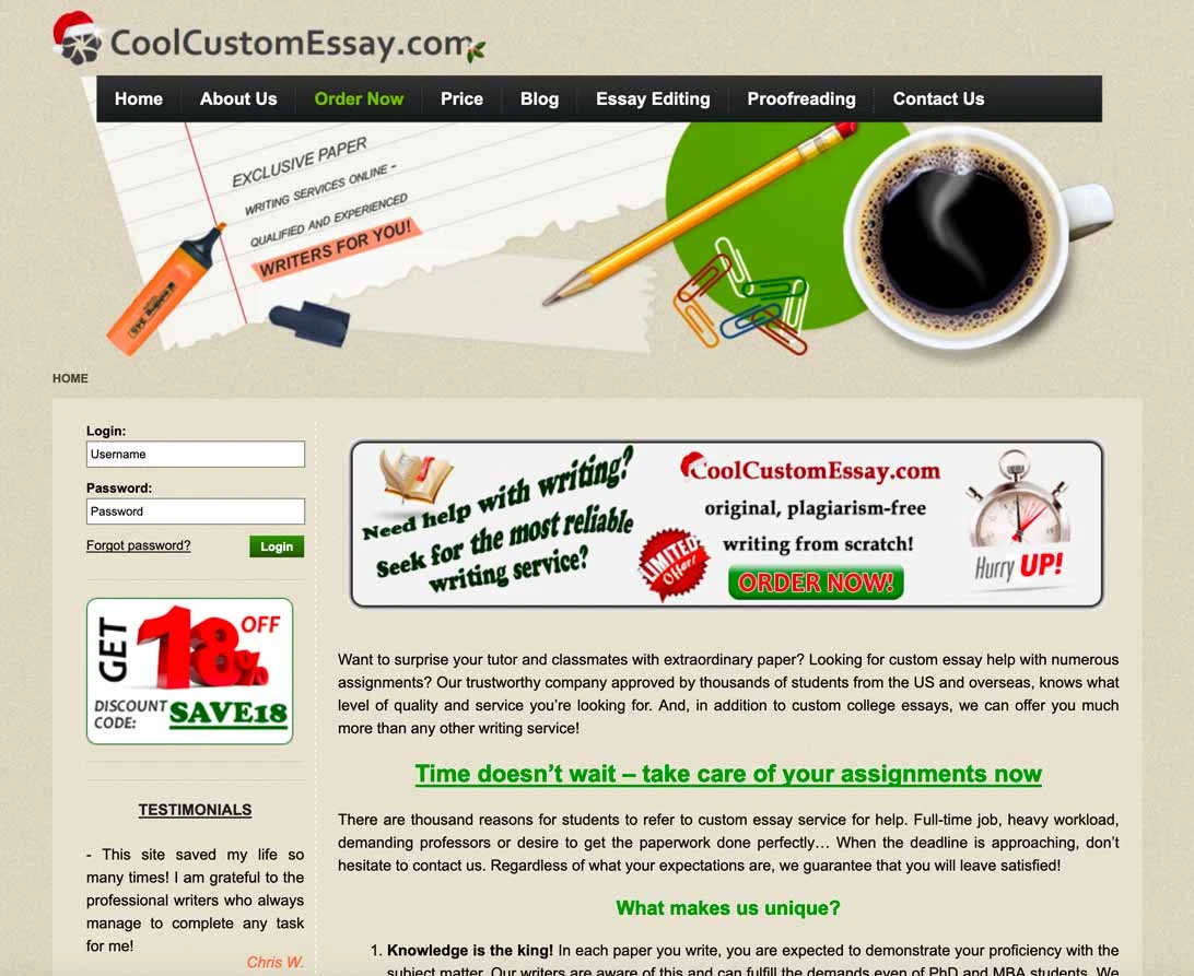 CoolCustomEssay.com Review